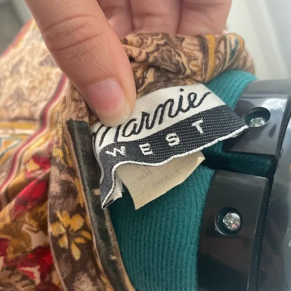 Vintage floral paisley pattern vest top - Picture 2 of 6